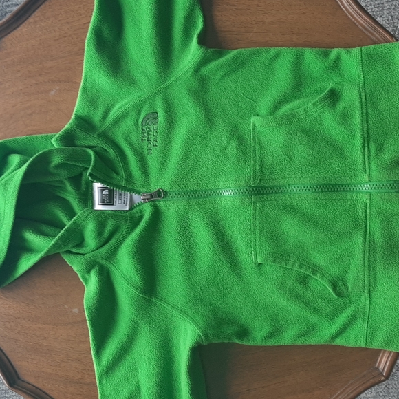 Green North Face Toodler Fleece - Picture 2 of 5